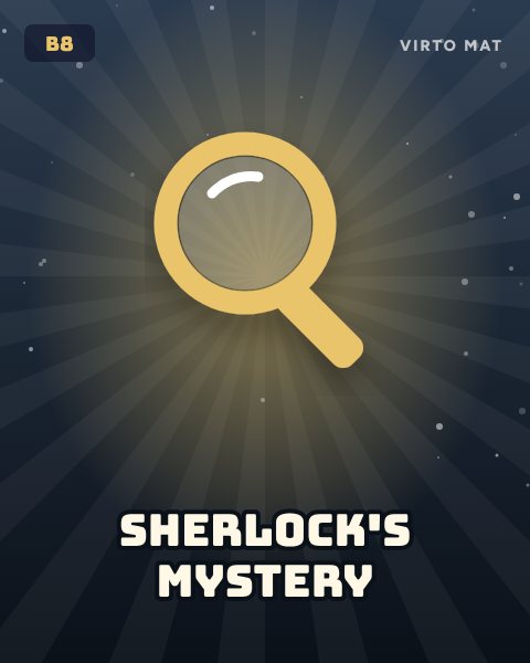 Sherlock's Mystery game cover